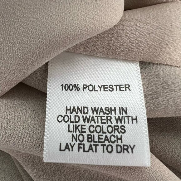 Gibson Womens Jumpsuit Beige/Black Zebra Print Halter Blouson Tie Crepe PXS - Picture 11 of 11